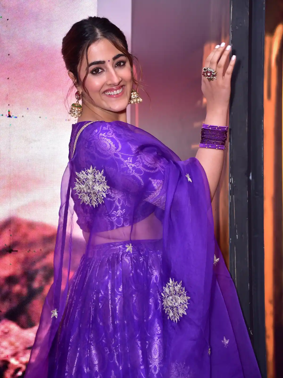Nupur Sanon Shines in Blue Dress at Tiger Nageswara Rao Pre Release Event