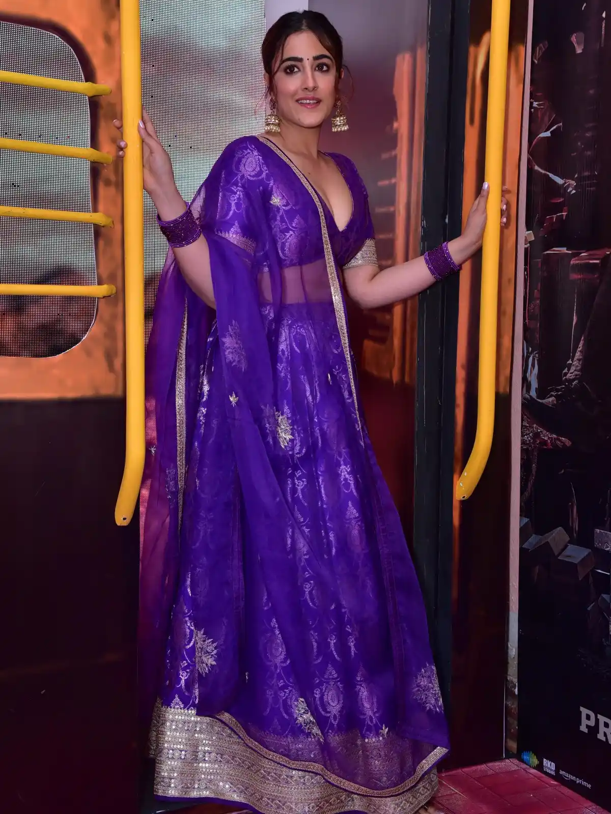Nupur Sanon Shines in Blue Dress at Tiger Nageswara Rao Pre Release Event