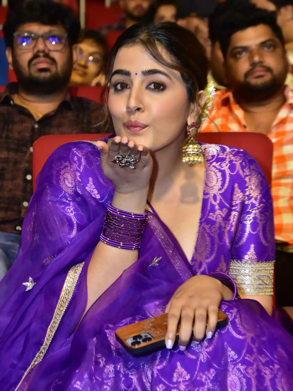 Nupur Sanon Shines in Blue Dress at Tiger Nageswara Rao Pre Release Event