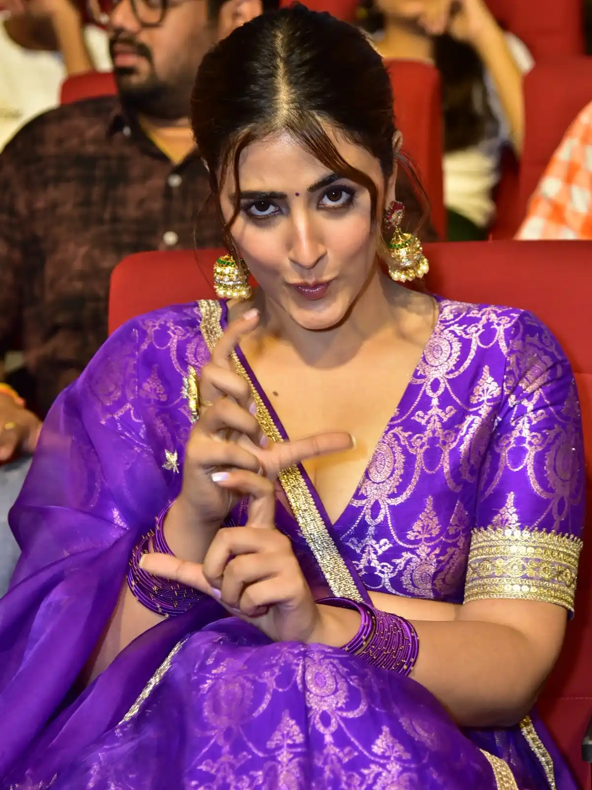 Nupur Sanon Shines in Blue Dress at Tiger Nageswara Rao Pre Release Event