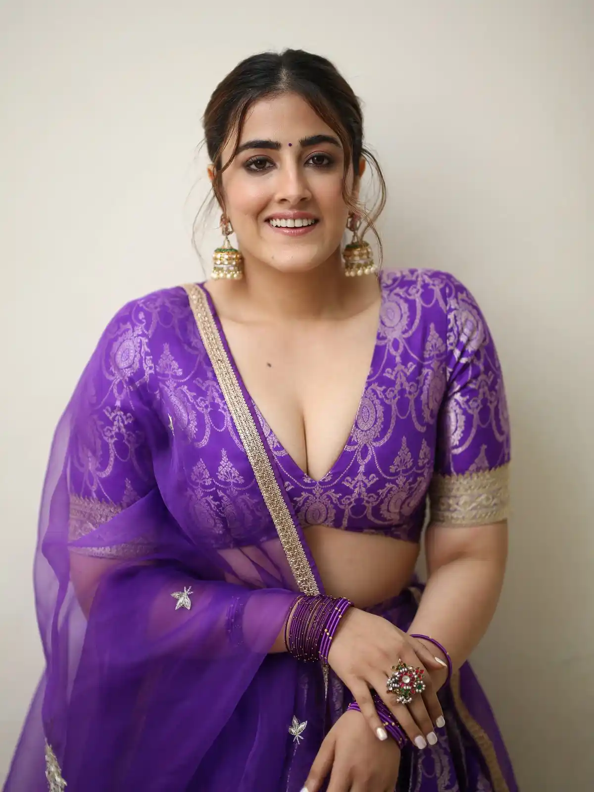 Nupur Sanon Shines in Blue Dress at Tiger Nageswara Rao Pre Release Event
