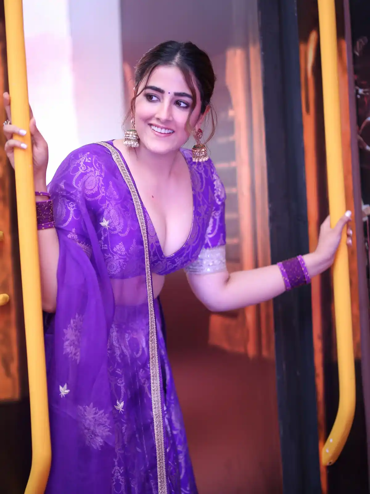 Nupur Sanon Shines in Blue Dress at Tiger Nageswara Rao Pre Release Event