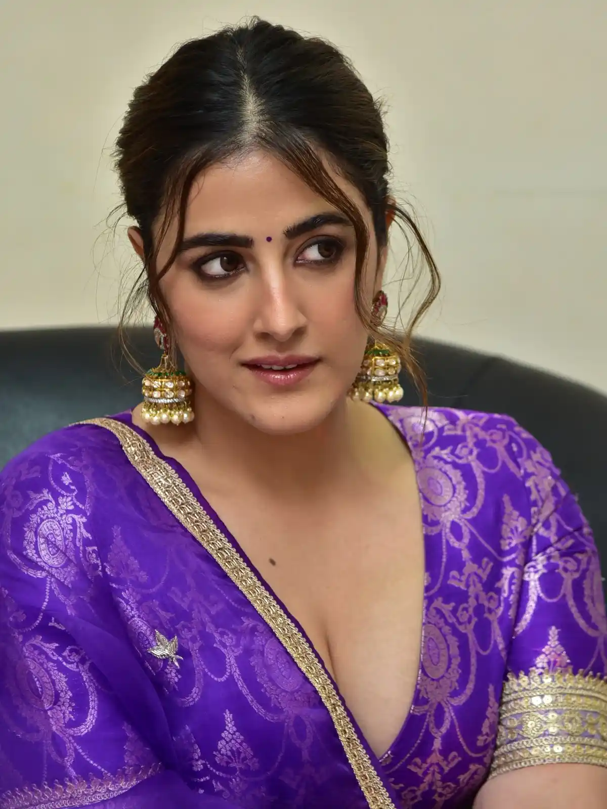 Nupur Sanon Shines in Blue Dress at Tiger Nageswara Rao Pre Release Event