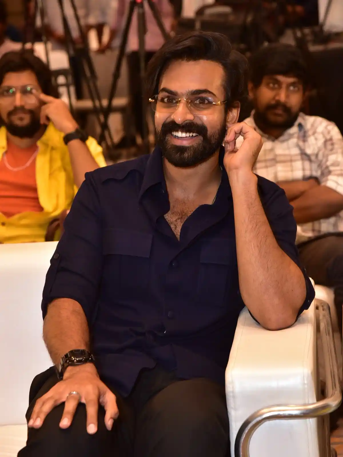 Panja Vaisshnav Tej Sreeleela Photos At Aadi Keshava Song Launch Event
