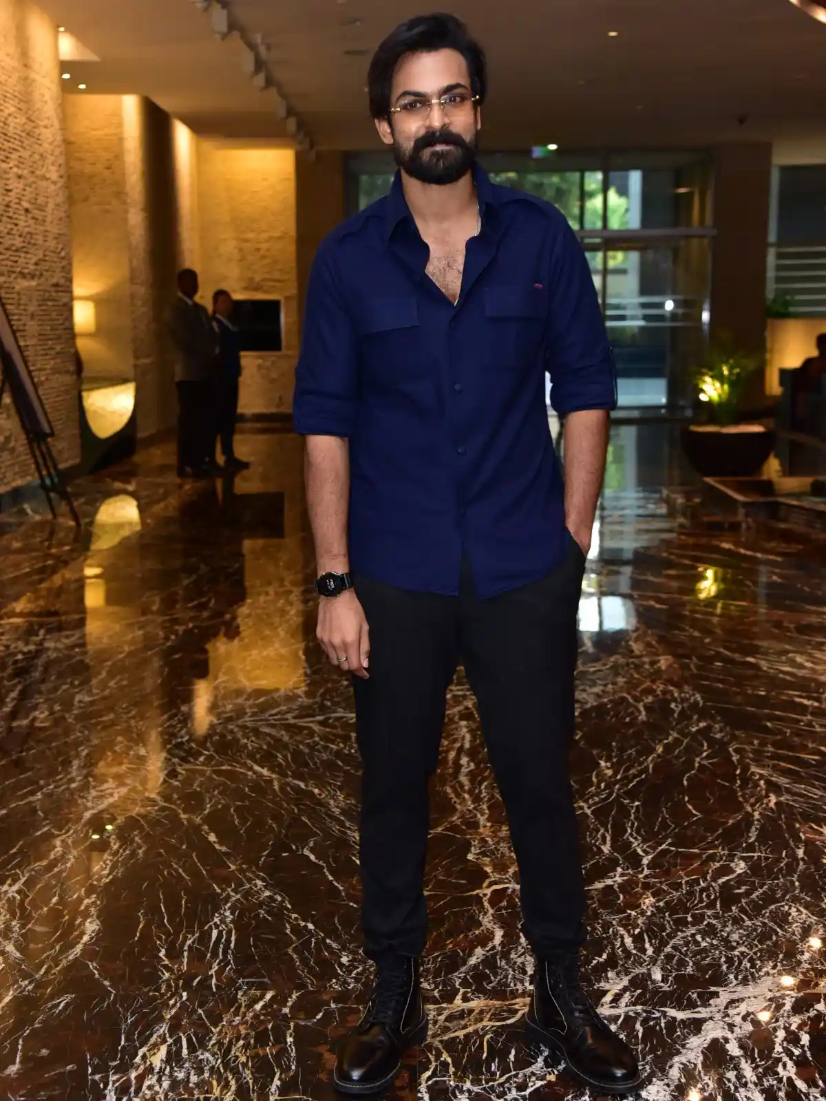 Panja Vaisshnav Tej Sreeleela Photos At Aadi Keshava Song Launch Event