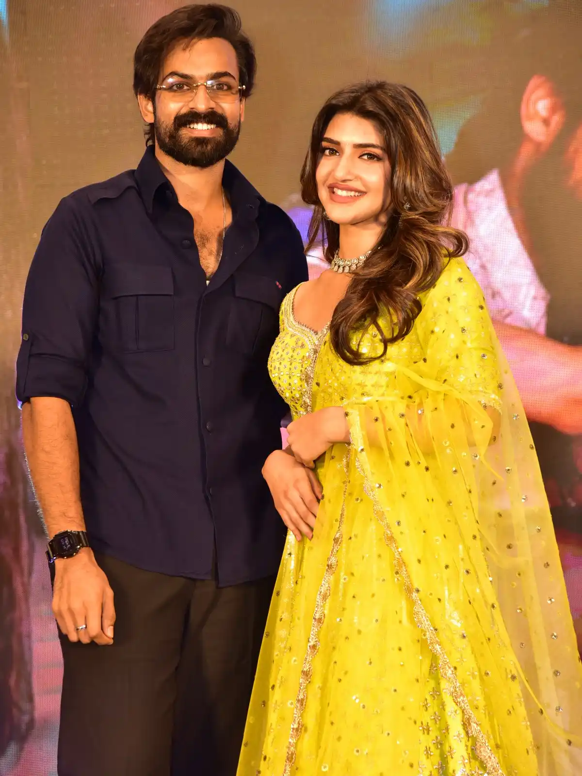 Panja Vaisshnav Tej Sreeleela Photos At Aadi Keshava Song Launch Event
