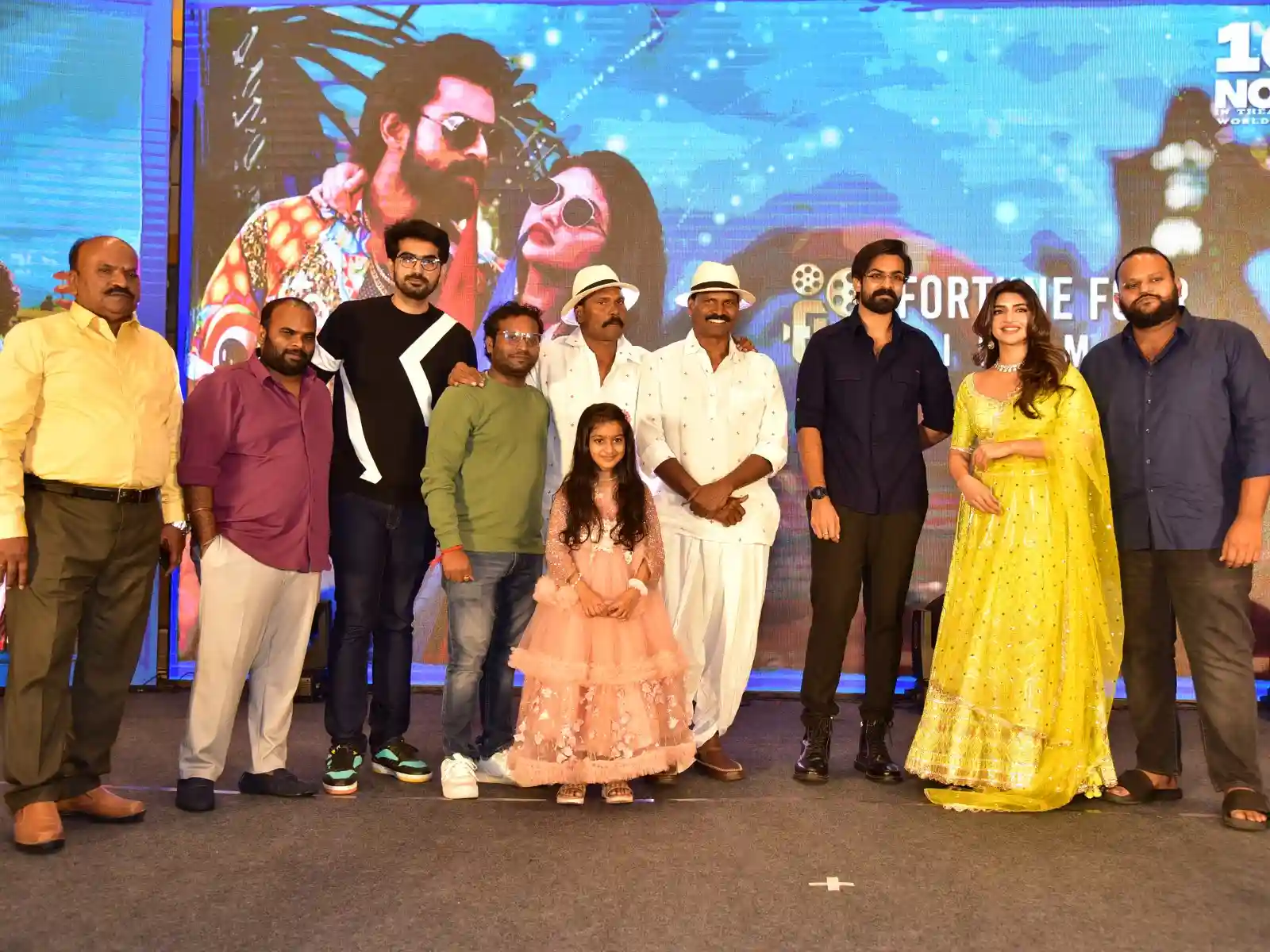 Panja Vaisshnav Tej Sreeleela Photos At Aadi Keshava Song Launch Event