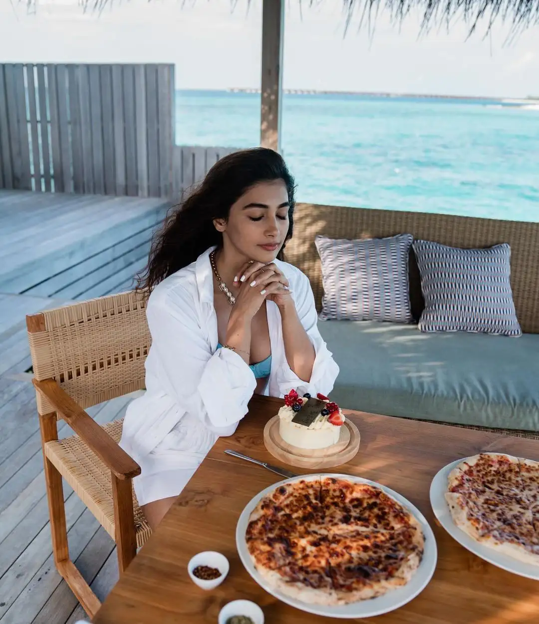 Pooja Hegde Enjoying in Maldives