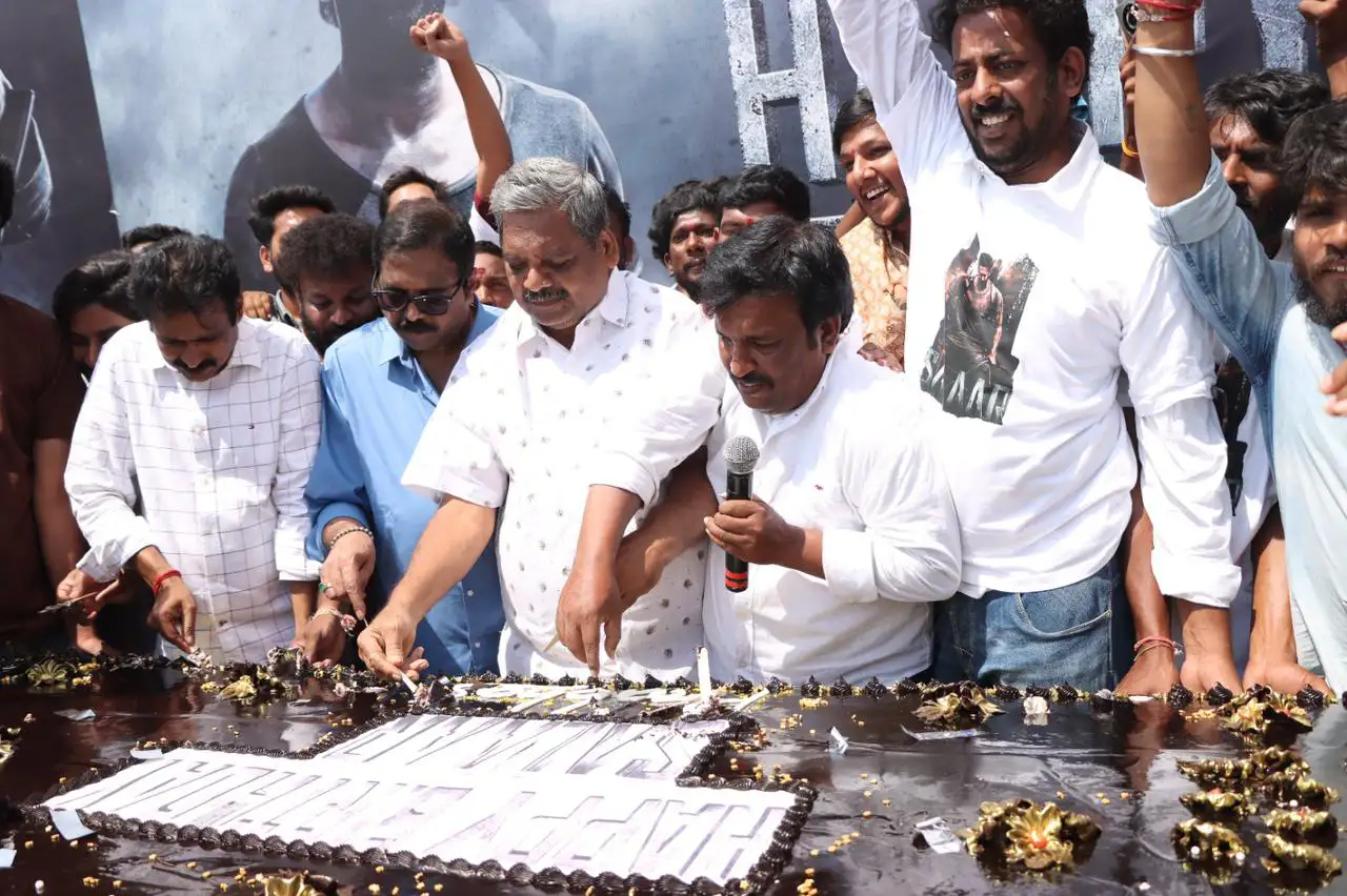 Prabhas Huge Cutout Launching in Hyderabad on his Birthday