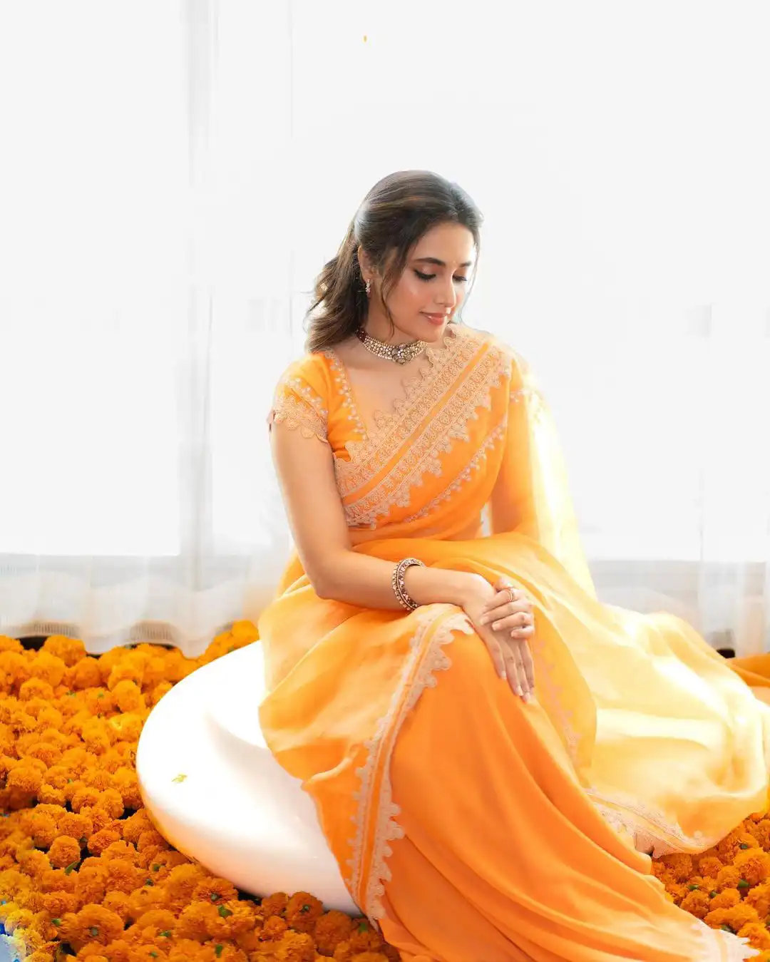 Priyanka Mohan Stunning Looks in Saree