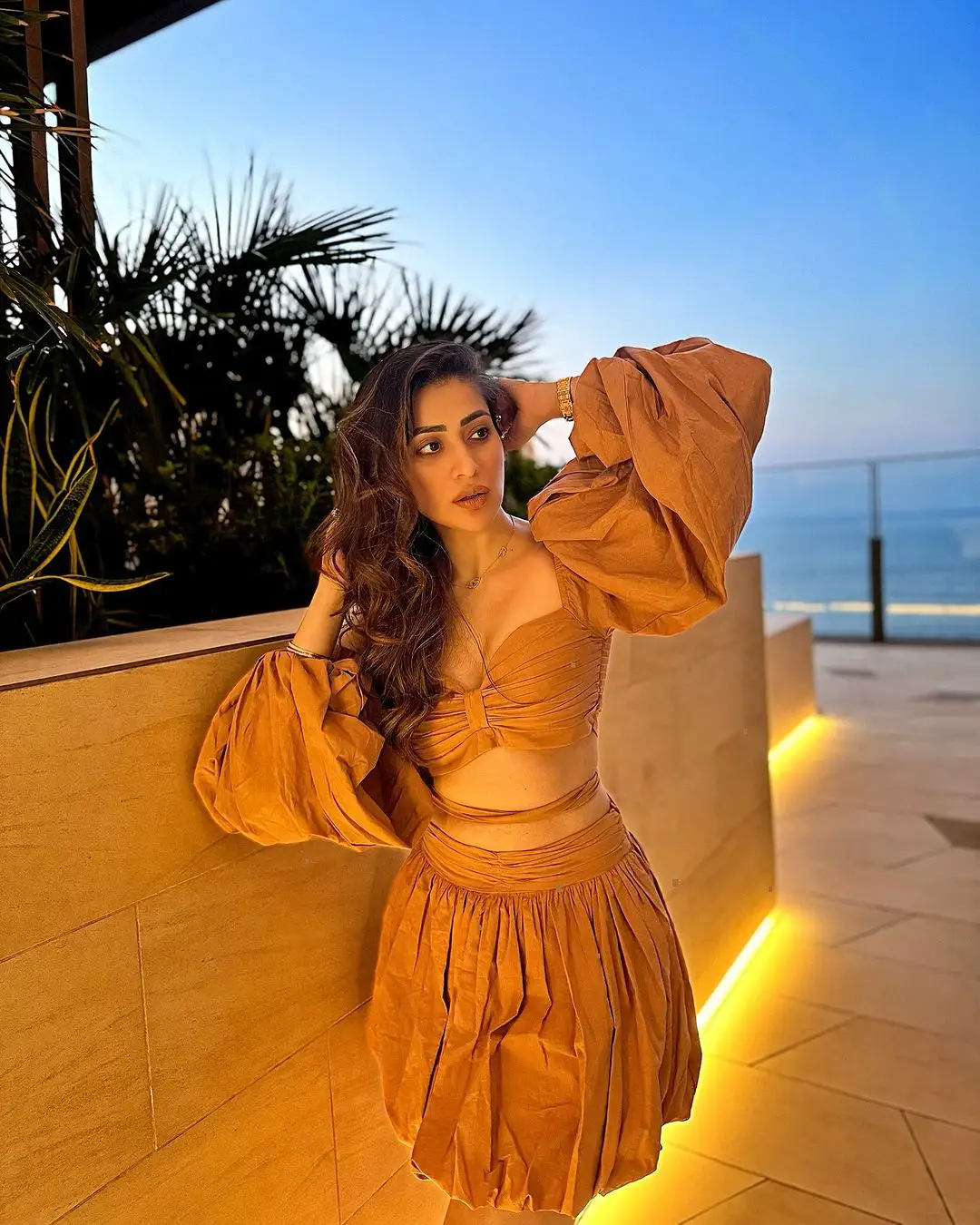 Raai Laxmi enjoying in Dubai Beaches