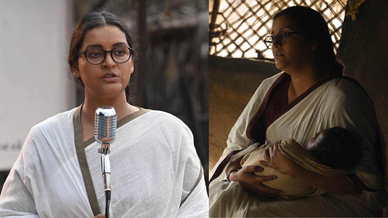 Renu Desai : టైగర్ నాగేశ్వరరావు సినిమాలో రేణు దేశాయ్ రీఎంట్రీ లుక్స్.. తెల్లచీరలో..