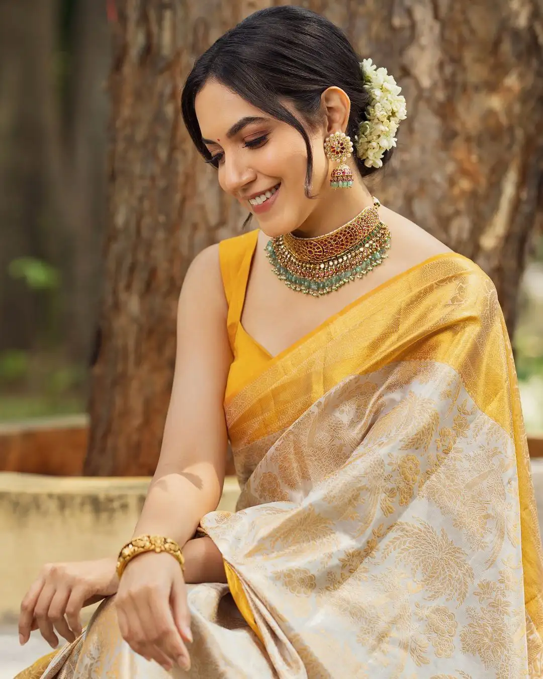 Ritu Varma Shines in Silk Saree