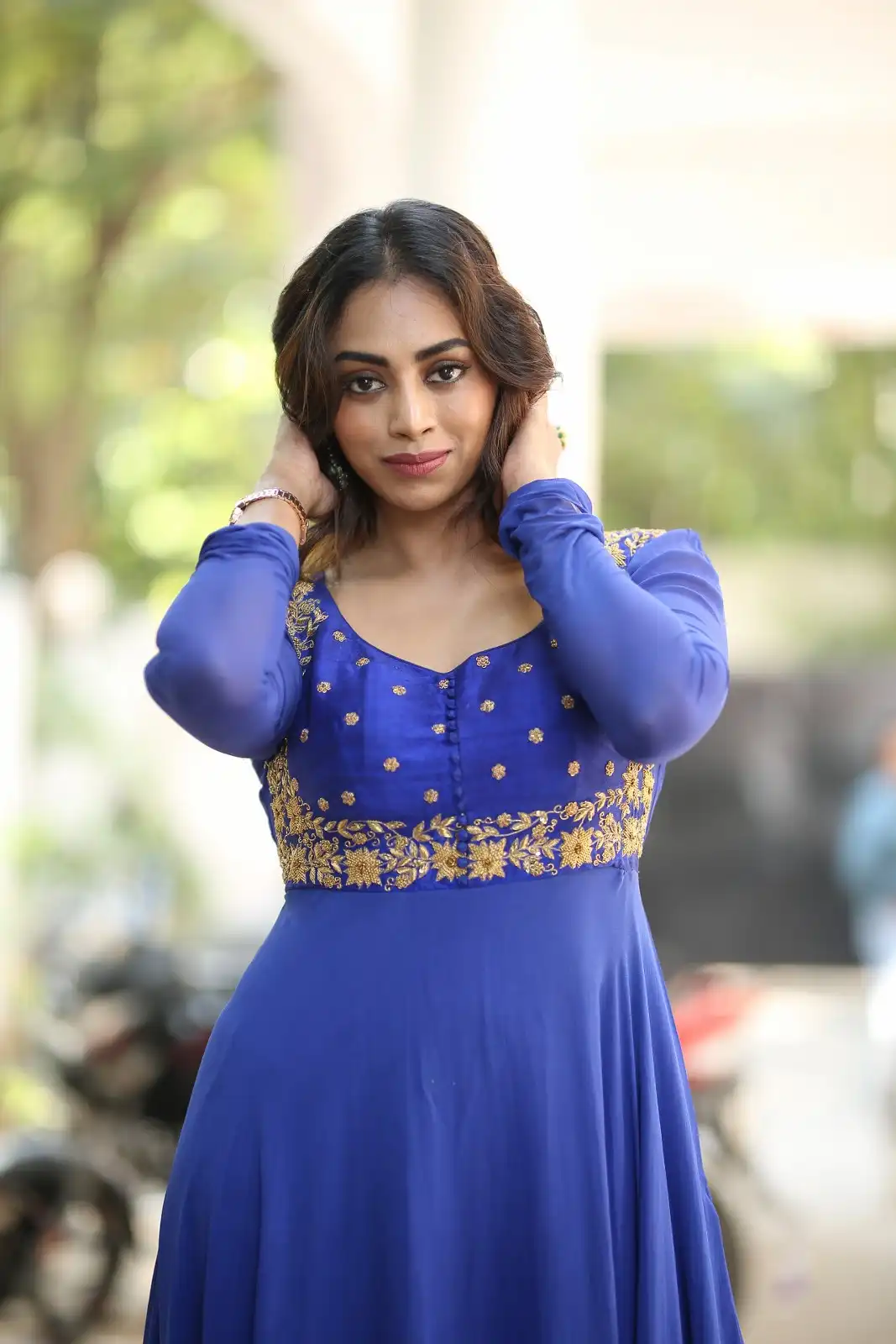 Sai Kamakshi Bhaskarla Latest Photo Shoot in Polimera 2 Movie Promotions