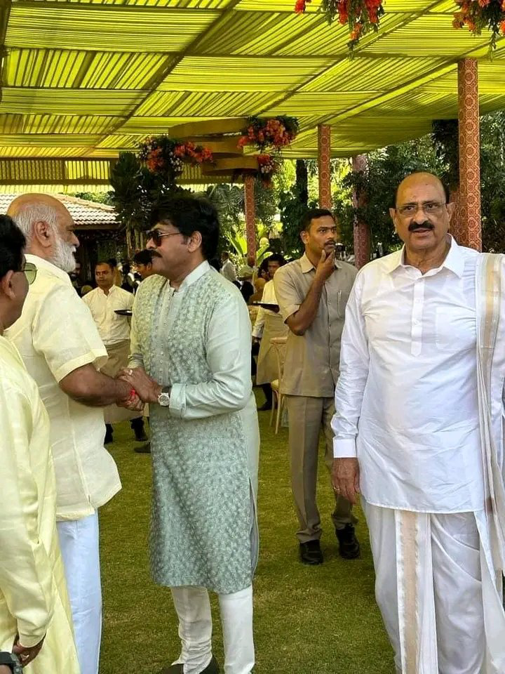 Saindhav star Venkatesh daughter engagement photos