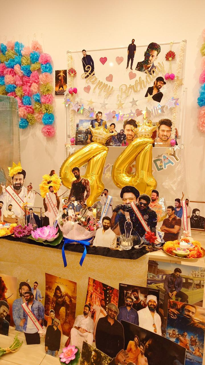 Salaar star Prabhas birthday celebrations by Japan Fans