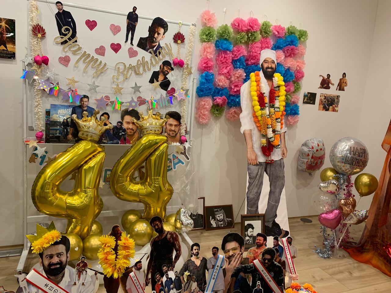 Salaar star Prabhas birthday celebrations by Japan Fans