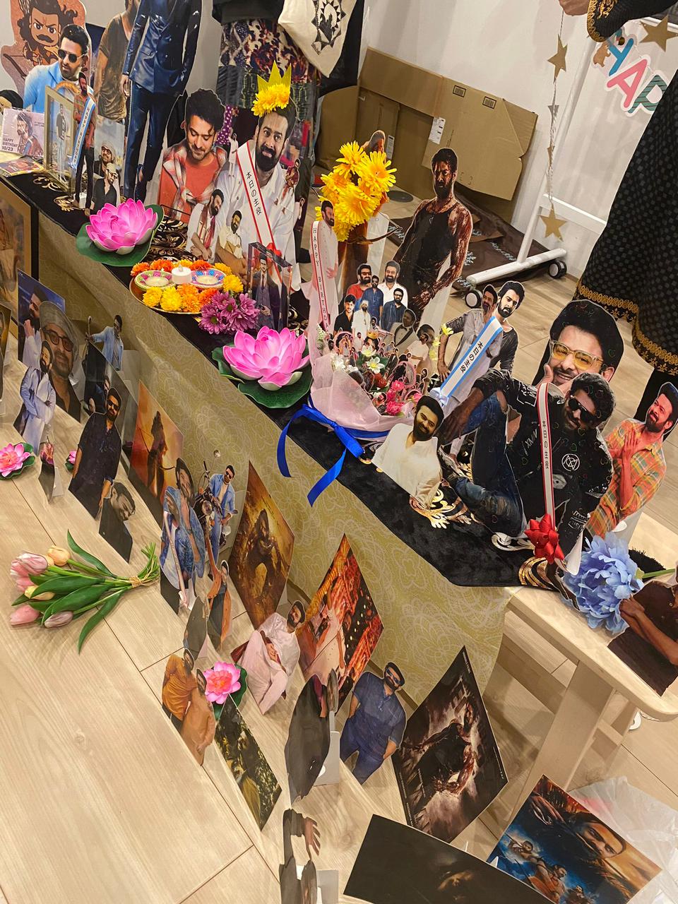 Salaar star Prabhas birthday celebrations by Japan Fans