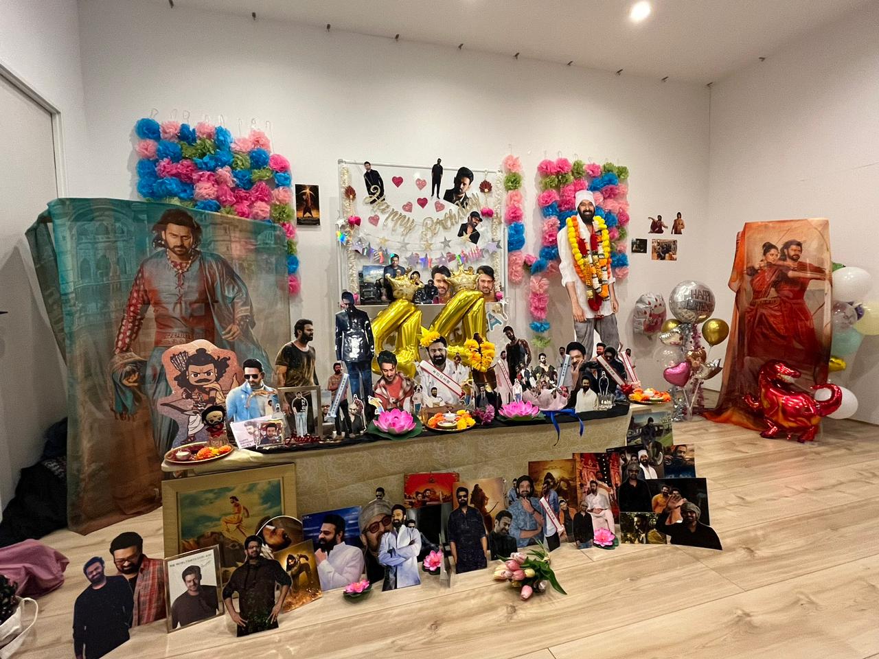 Salaar star Prabhas birthday celebrations by Japan Fans
