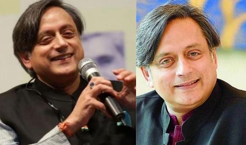 Shashi Tharoor ‘dandiya Kerala style’