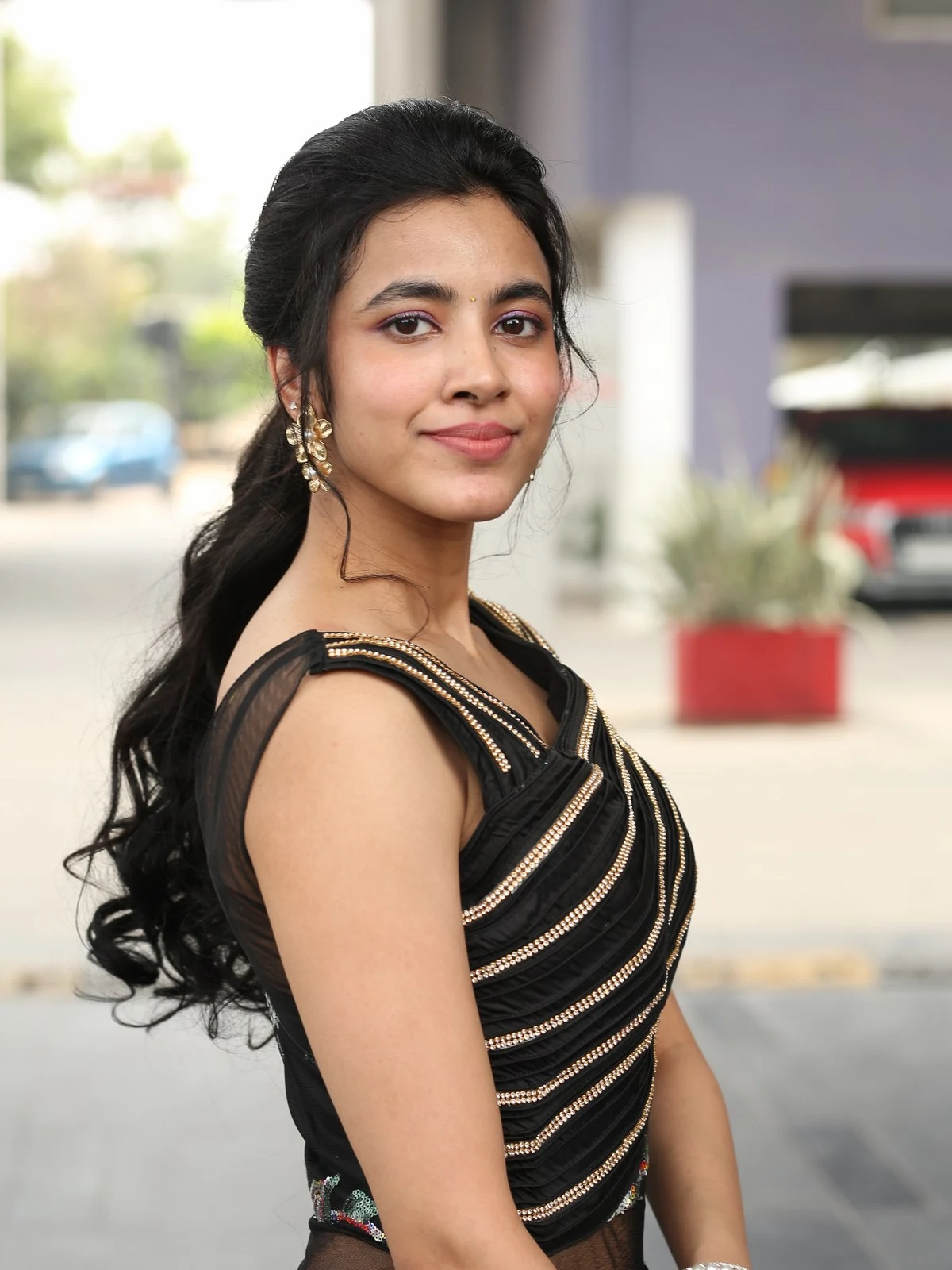 Shivani Nagaram Photos at Suhas Ambajipeta Marriage band Movie song launch