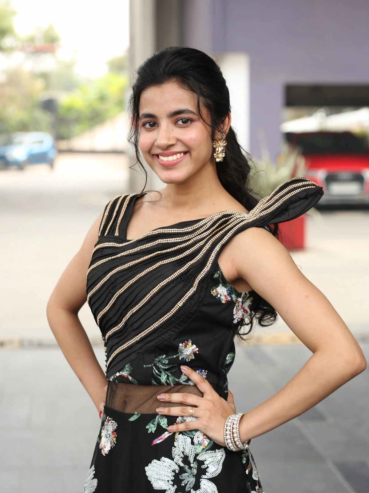 Shivani Nagaram Photos at Suhas Ambajipeta Marriage band Movie song launch