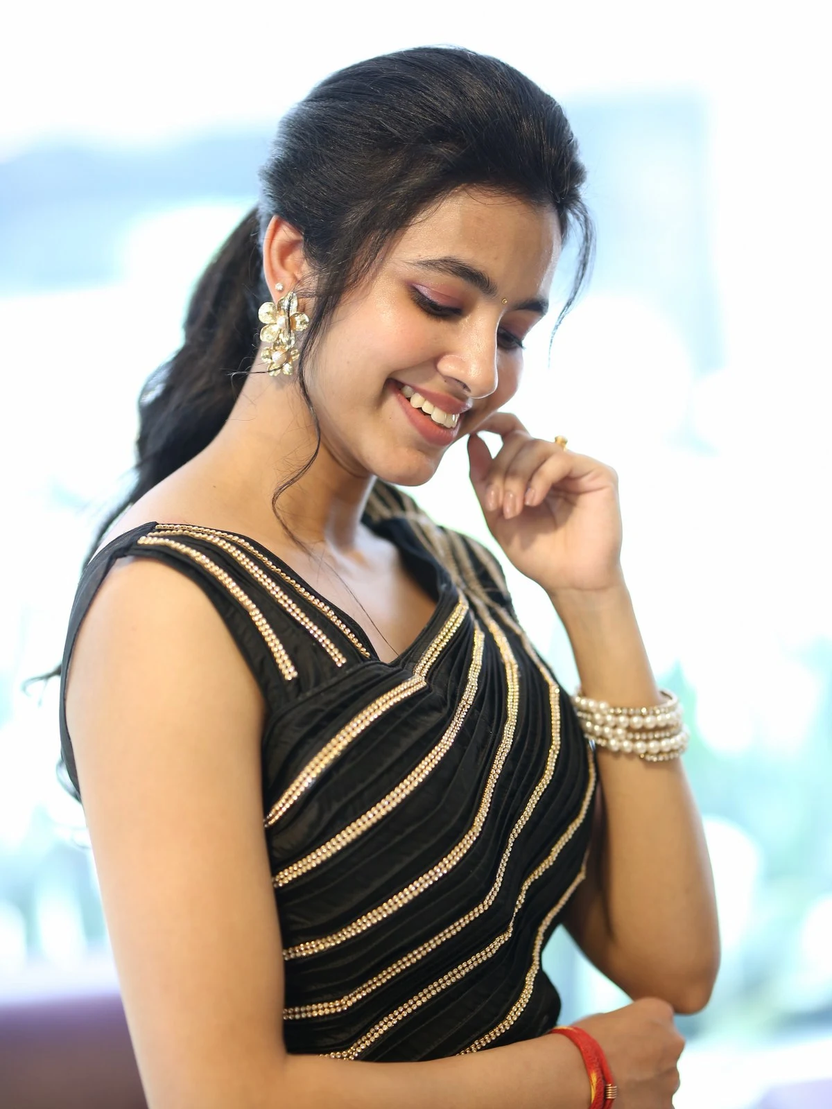 Shivani Nagaram Photos at Suhas Ambajipeta Marriage band Movie song launch