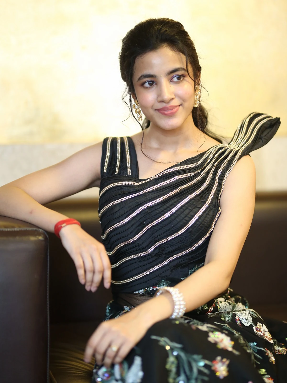 Shivani Nagaram Photos at Suhas Ambajipeta Marriage band Movie song launch