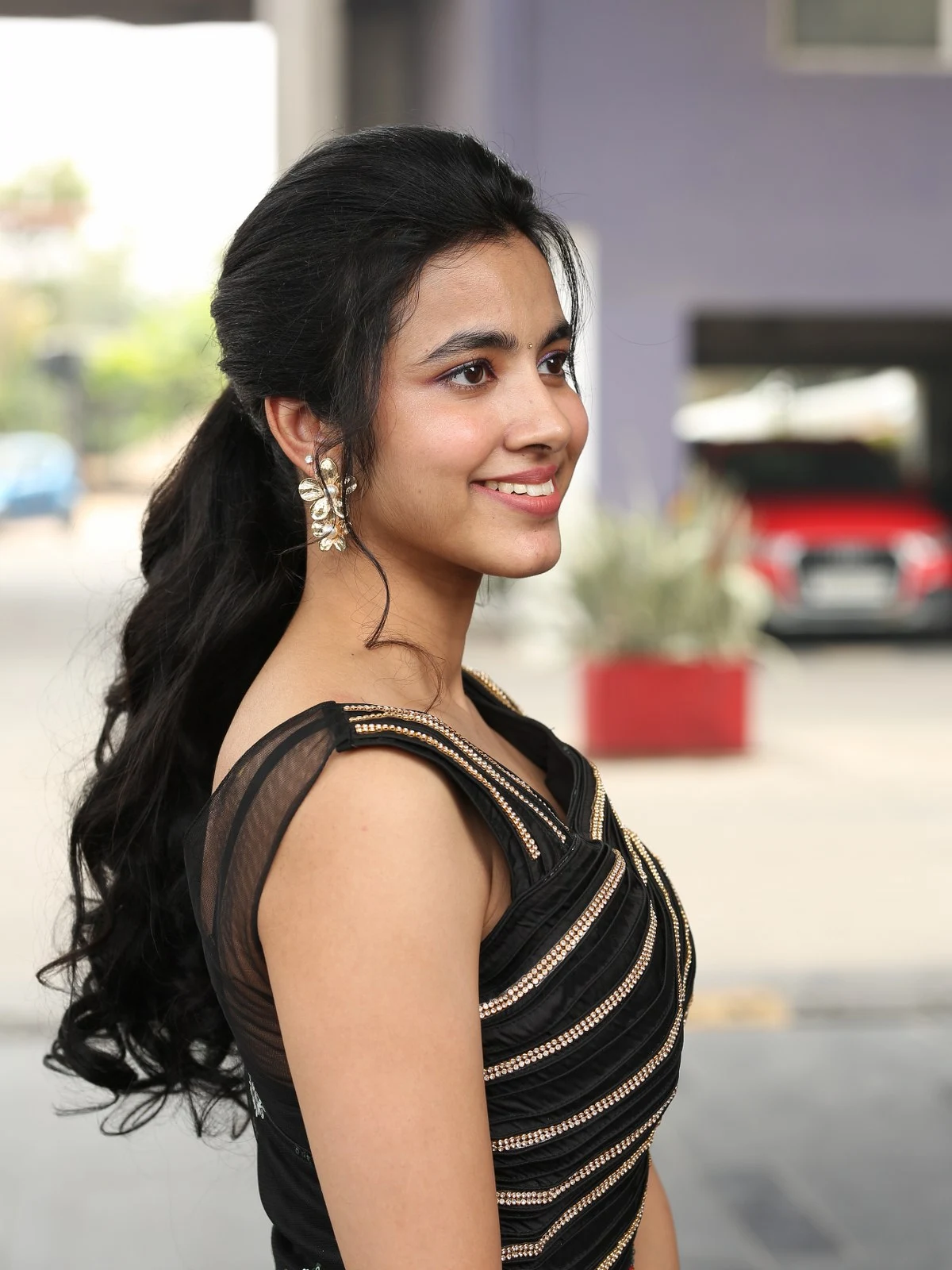 Shivani Nagaram Photos at Suhas Ambajipeta Marriage band Movie song launch