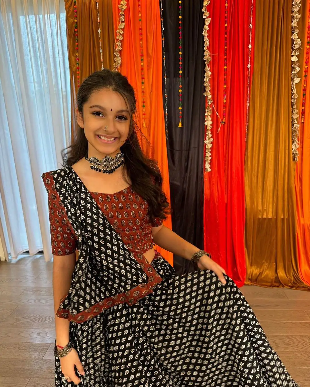 Sitara Ghattamaneni Traditional looks for Dasara