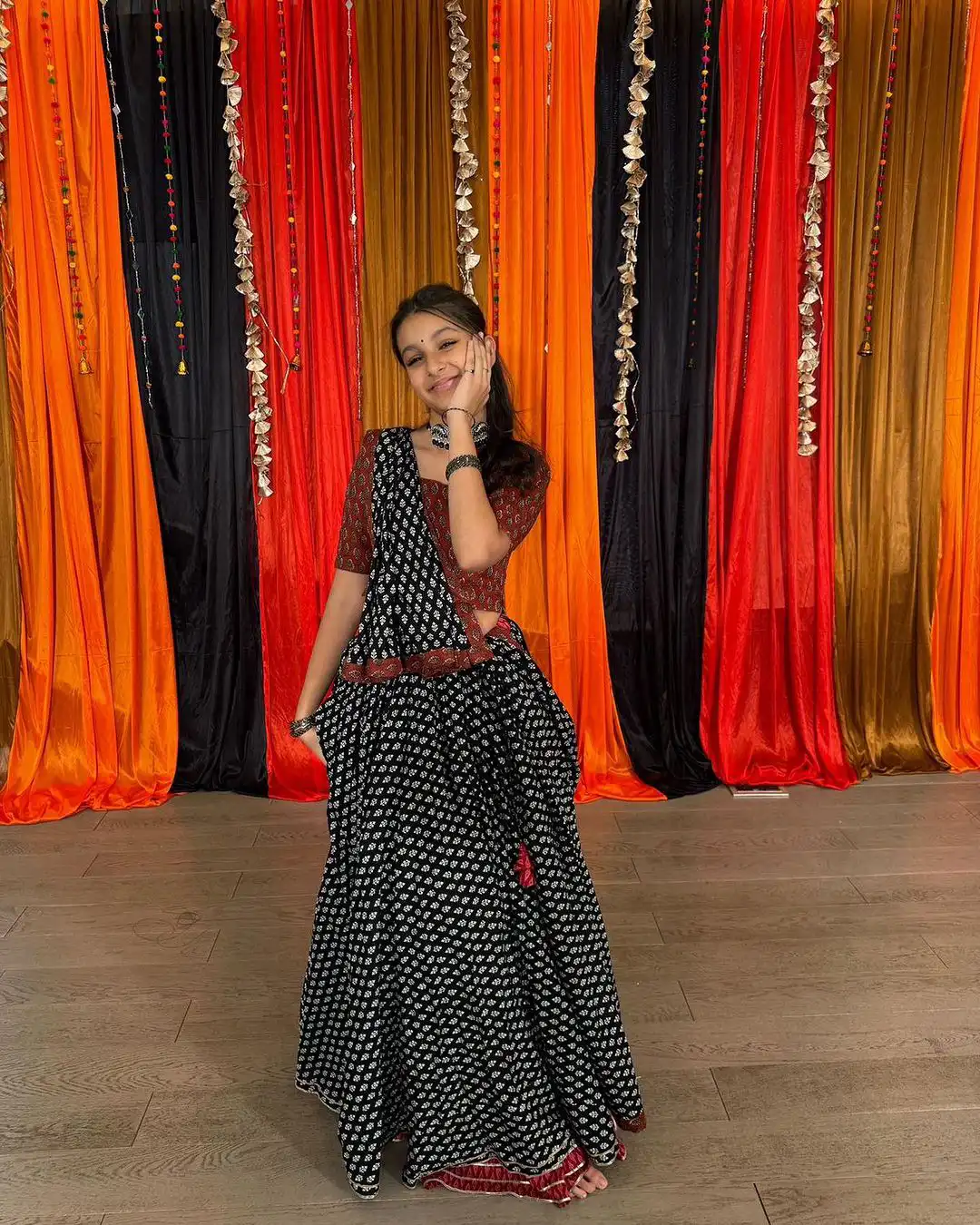 Sitara Ghattamaneni Traditional looks for Dasara