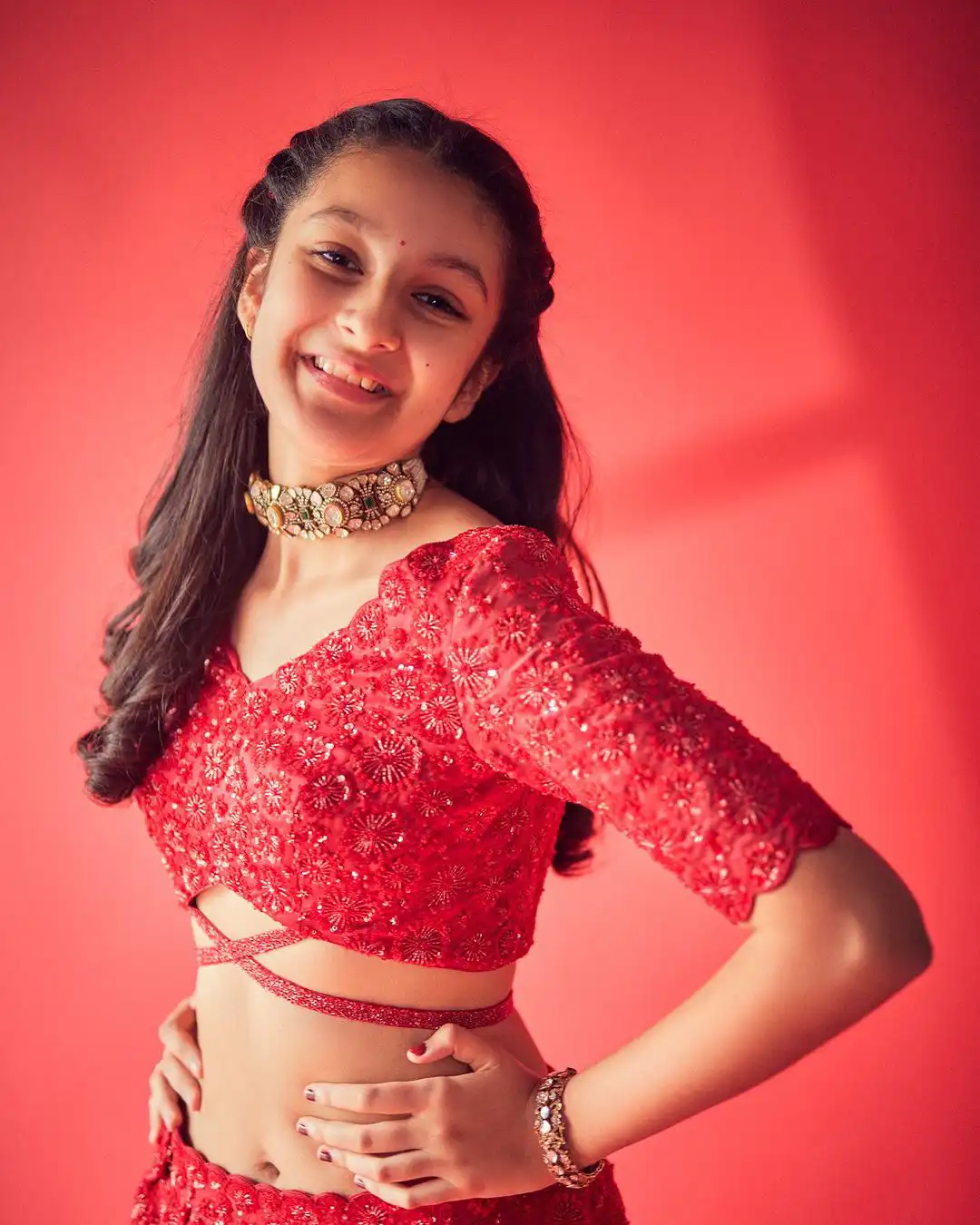 Sitara Ghattamaneni Traditional looks for Dasara