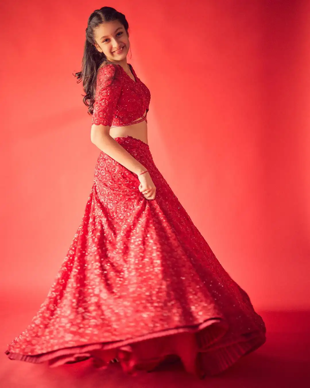 Sitara Ghattamaneni Traditional looks for Dasara