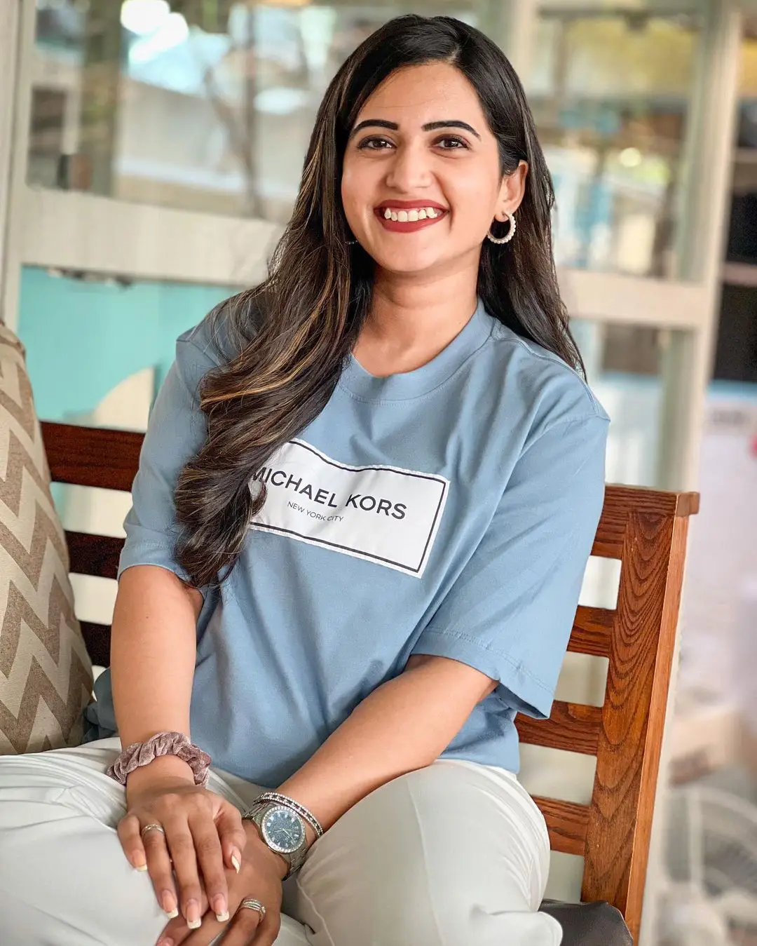 Sravanthi Chokarapu Stylish Cute Photos