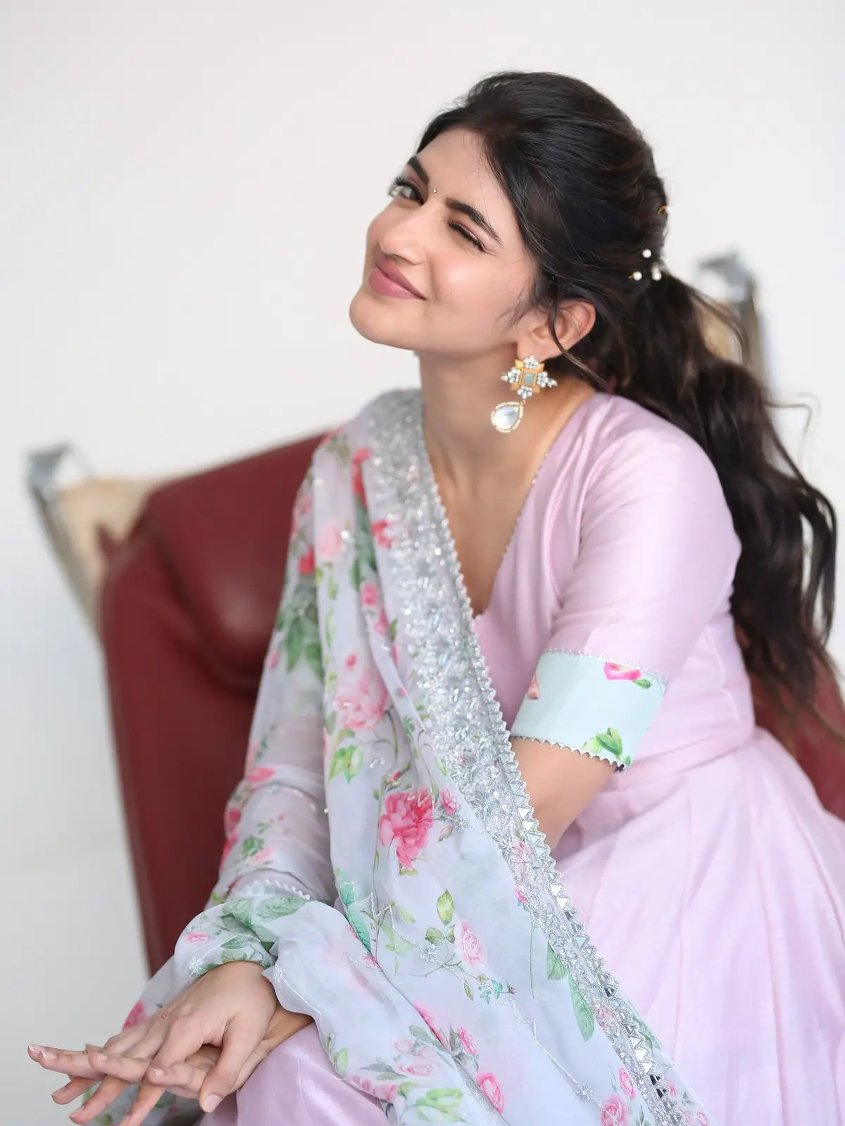 Sreeleela Cute Photos At Bhagavanth Kesari promotions