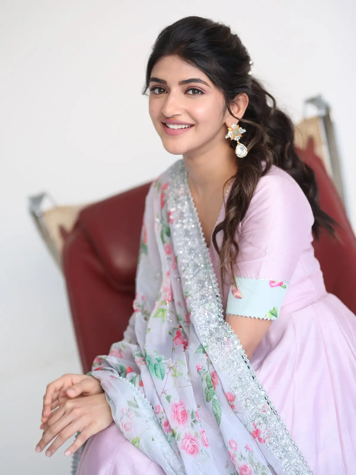 Sreeleela Cute Photos At Bhagavanth Kesari promotions