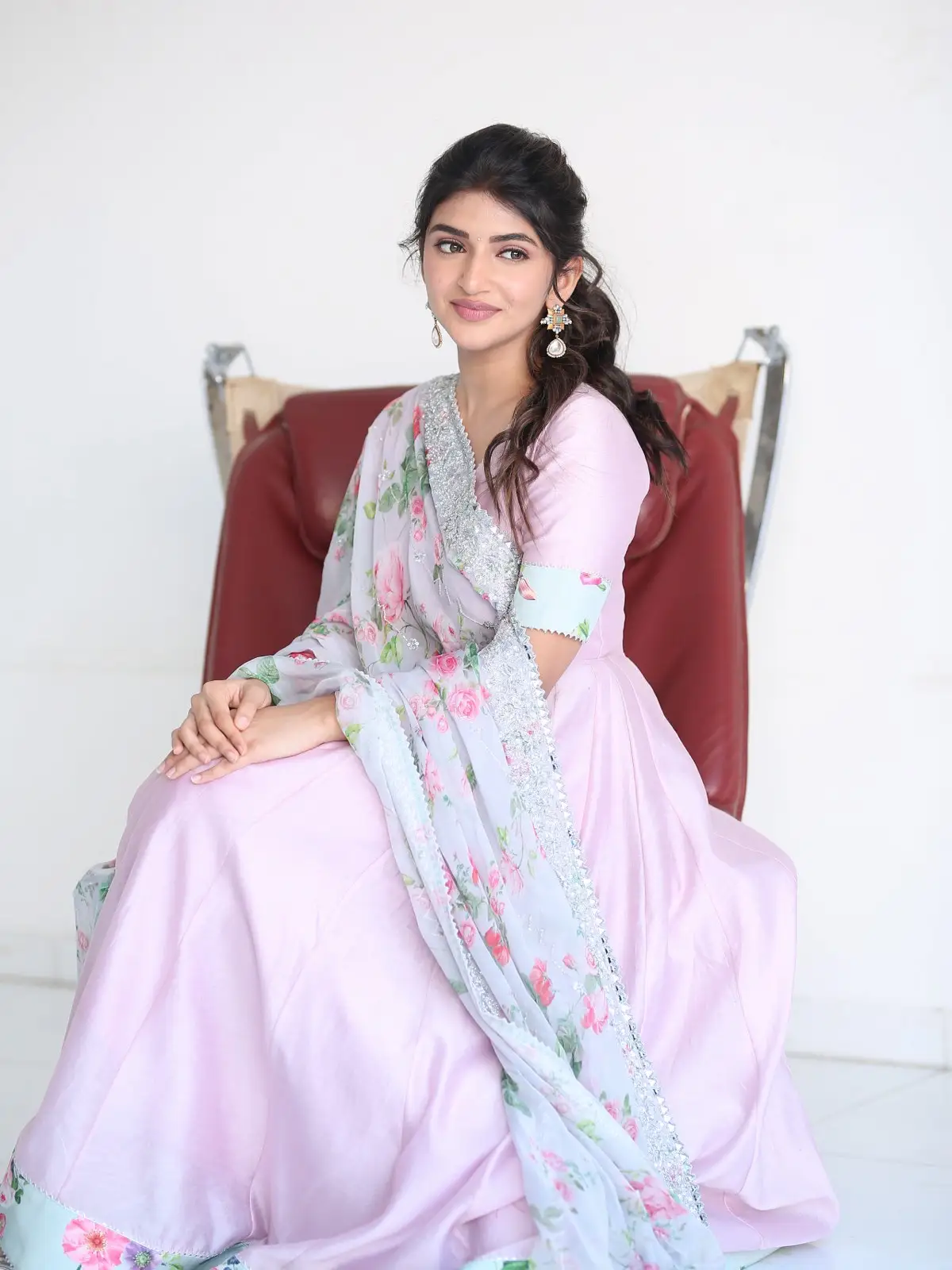 Sreeleela Cute Photos At Bhagavanth Kesari promotions