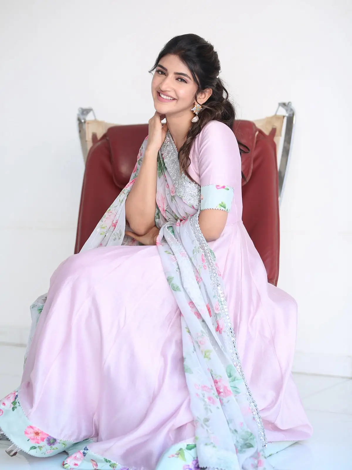Sreeleela Cute Photos At Bhagavanth Kesari promotions
