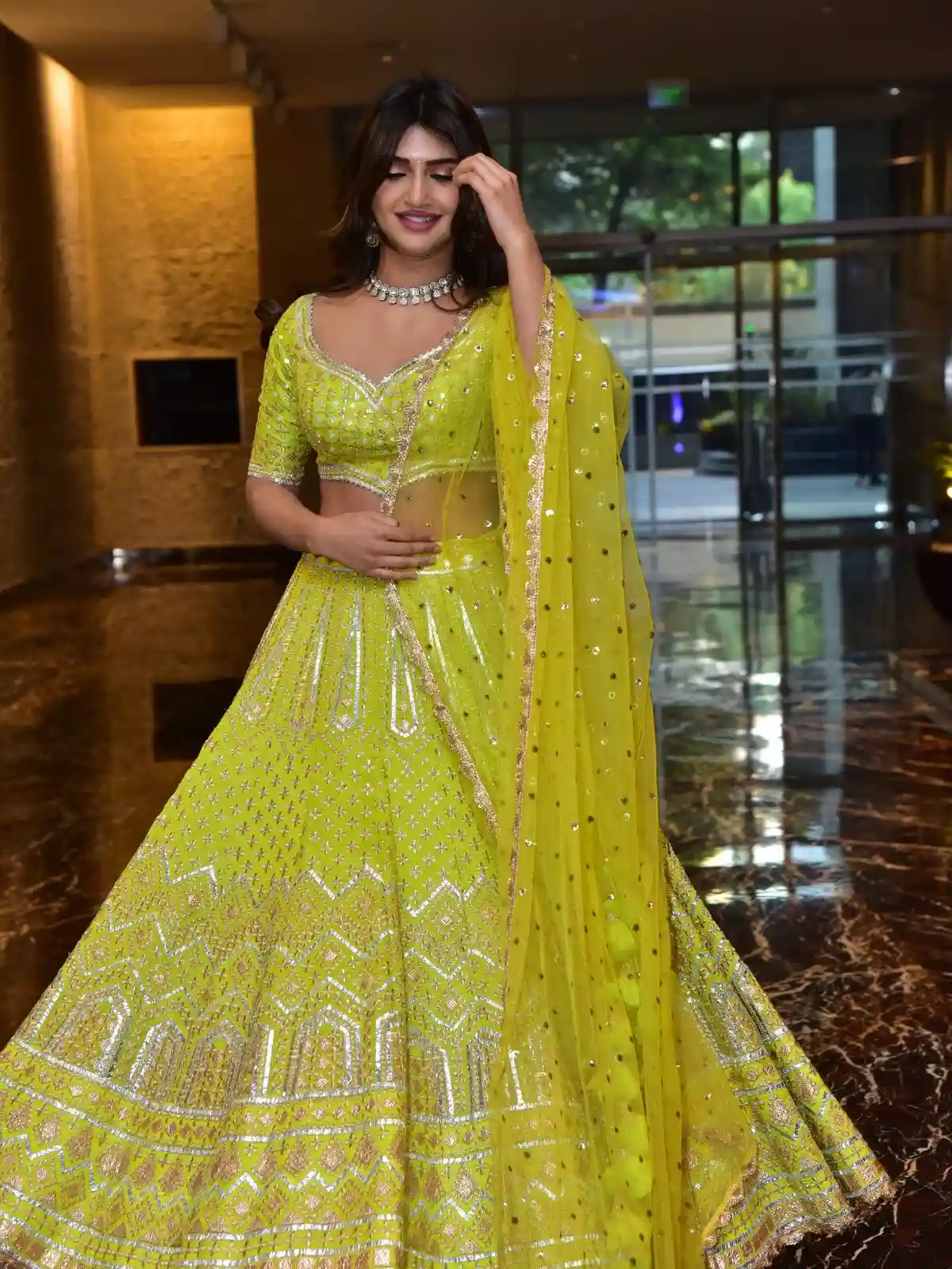 Sreeleela Photos at Aadi Keshava song launch event