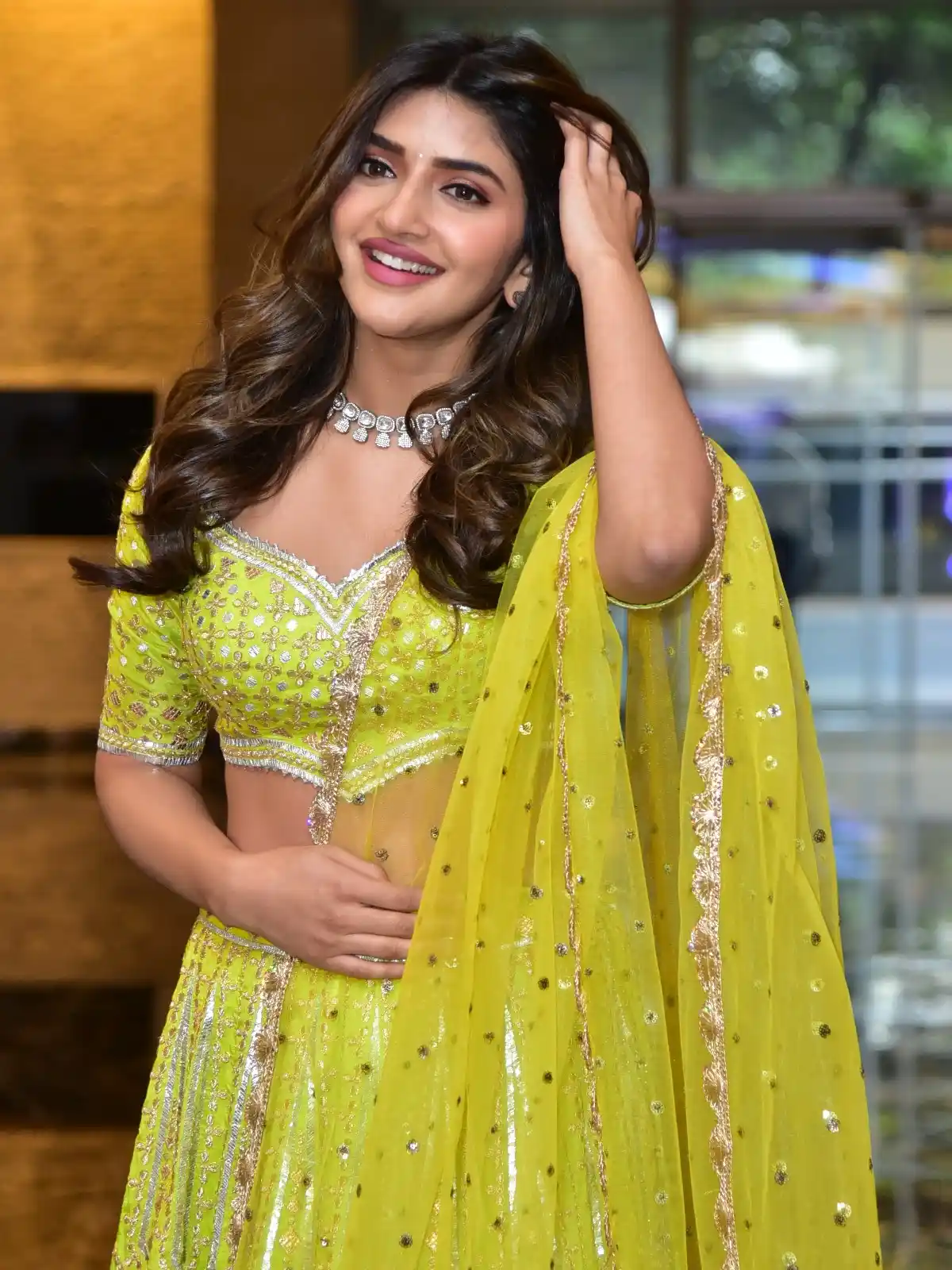 Sreeleela Photos at Aadi Keshava song launch event