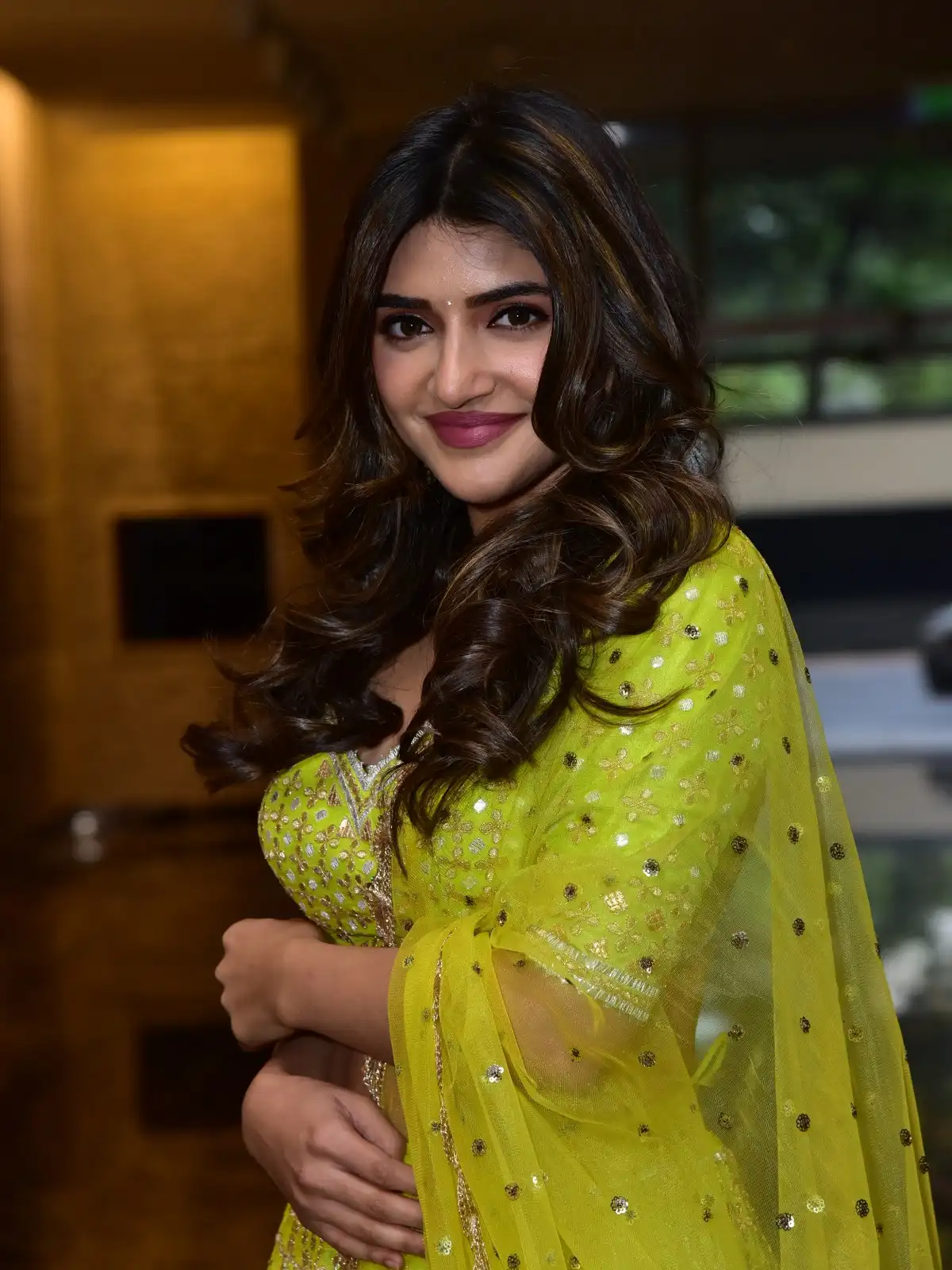 Sreeleela Photos at Aadi Keshava song launch event