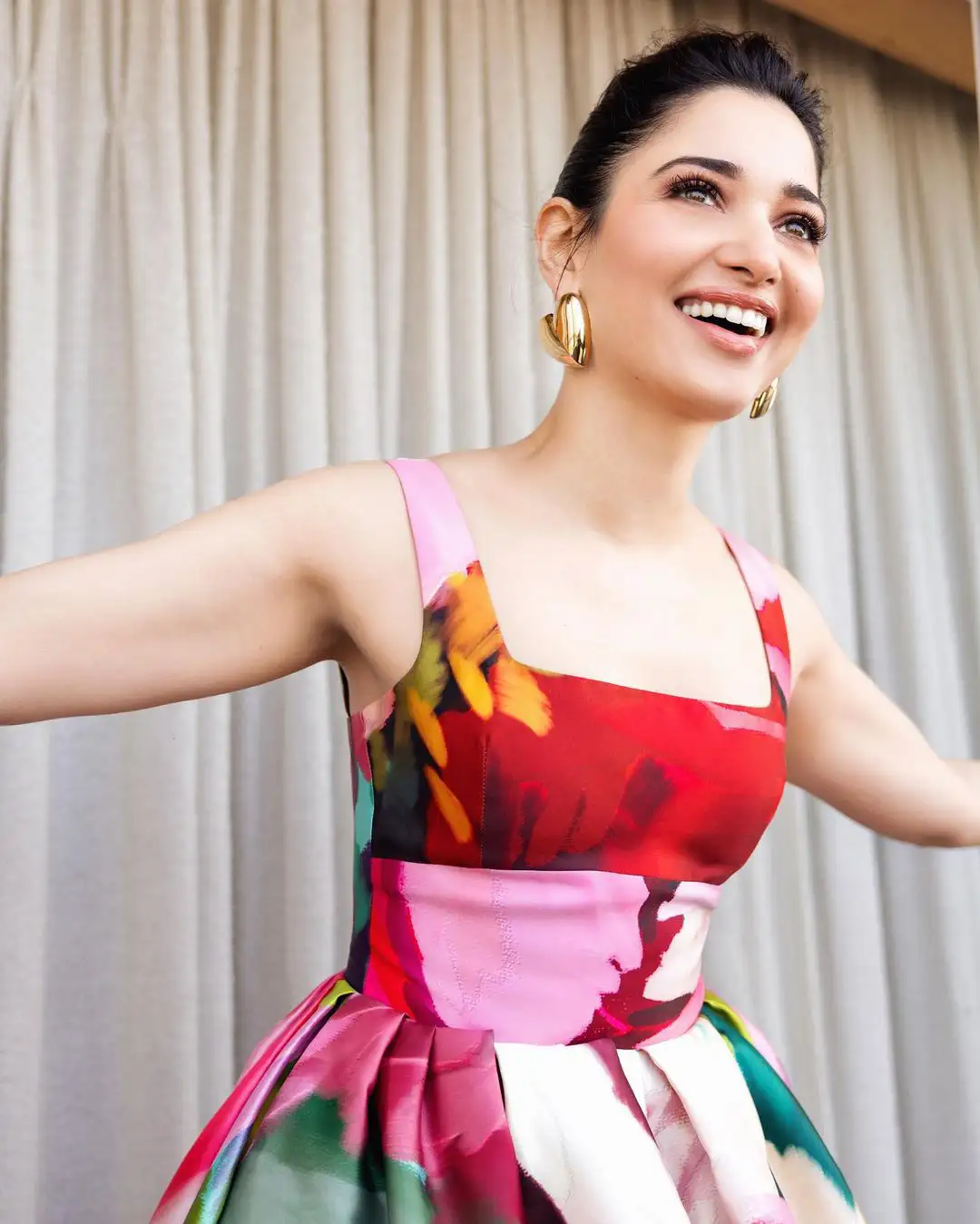 Tamannaah Bhatia Stunning Looks in Long Frock