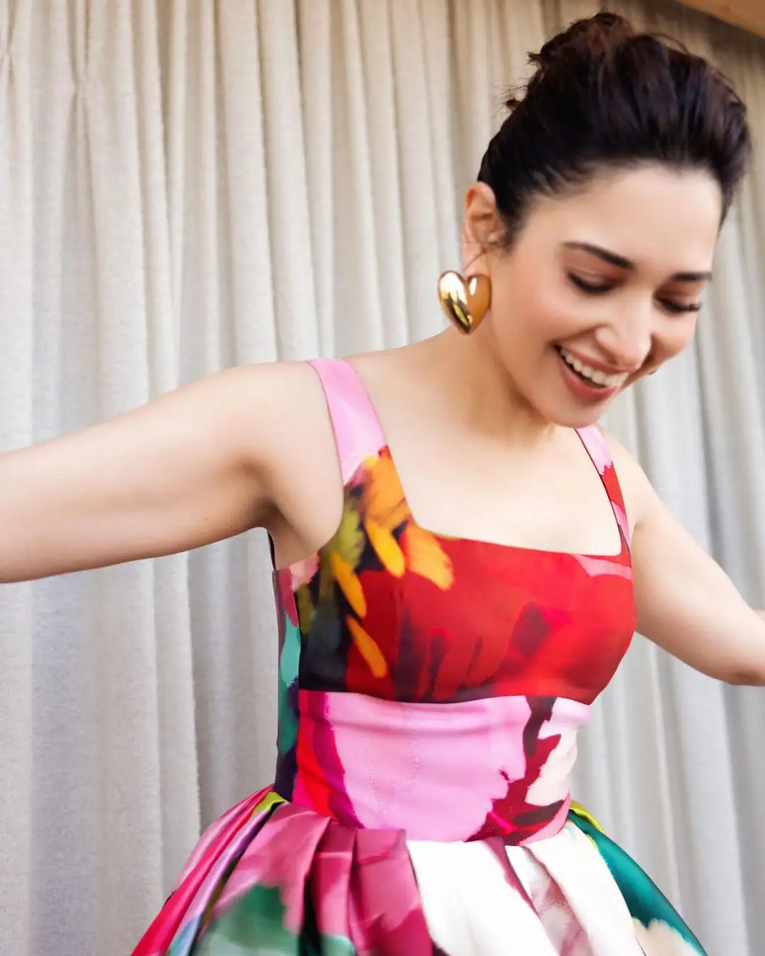 Tamannaah Bhatia Stunning Looks in Long Frock