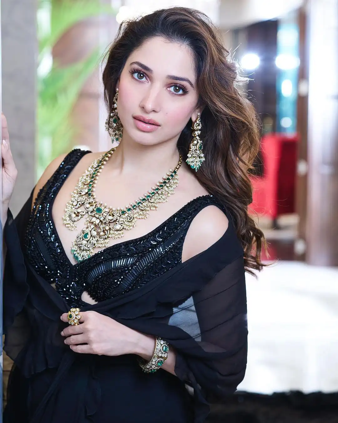 Tamannaah Bhatia with Huge Ornaments