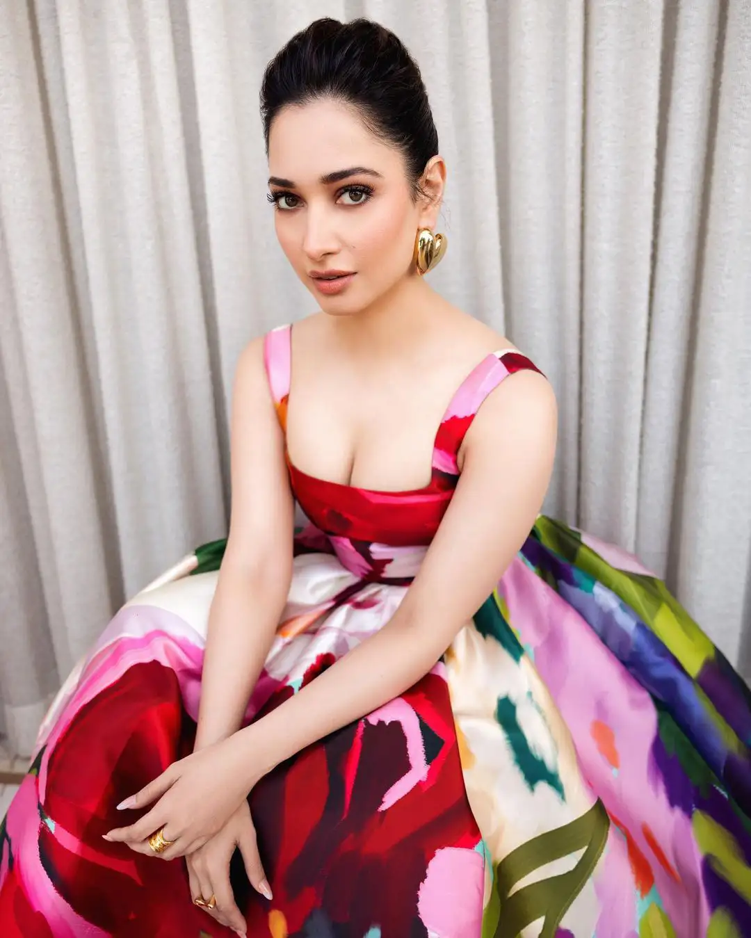 Tamannaah Bhatia Stunning Looks in Long Frock