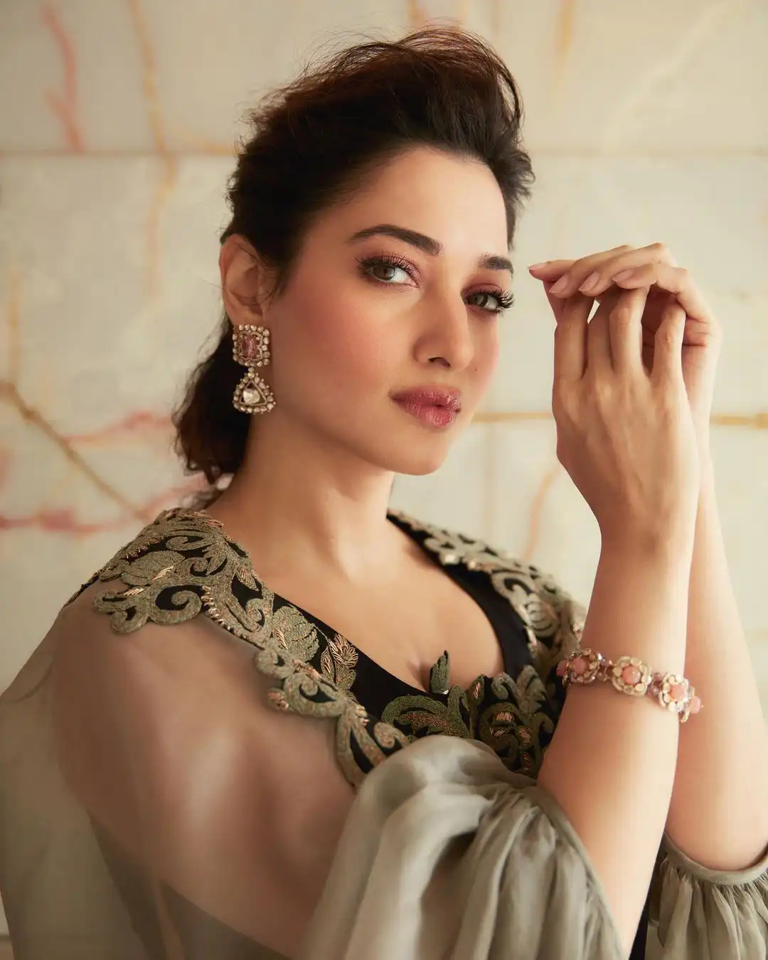 Tamannaah Bhatia with Huge Ornaments