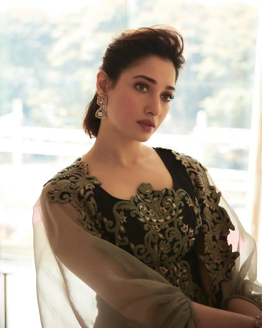 Tamannaah Bhatia with Huge Ornaments
