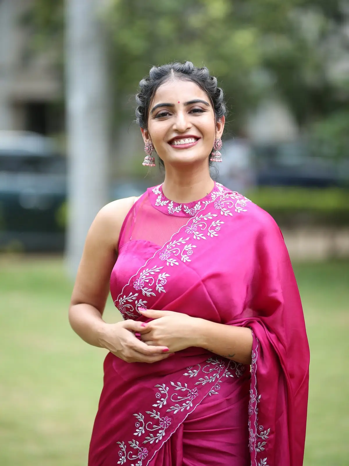 Telugu Actress Ananya Nagalla Cute Photos in Saree