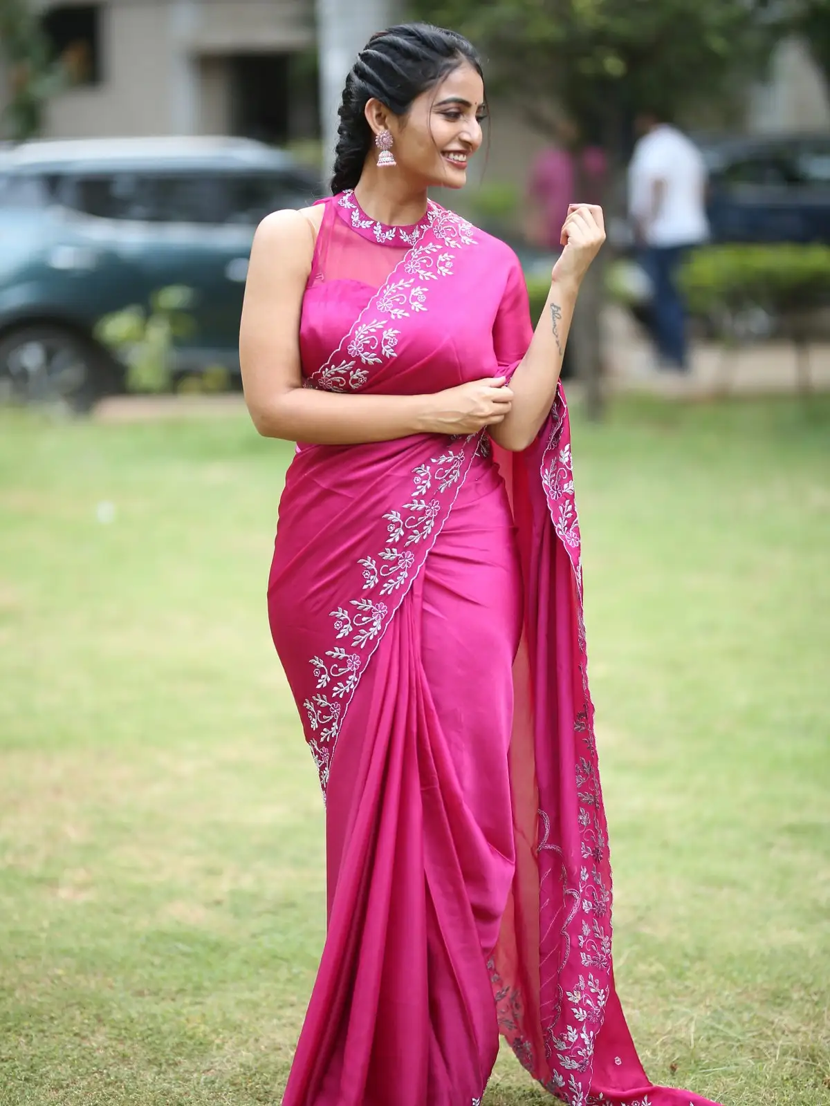 Telugu Actress Ananya Nagalla Cute Photos in Saree