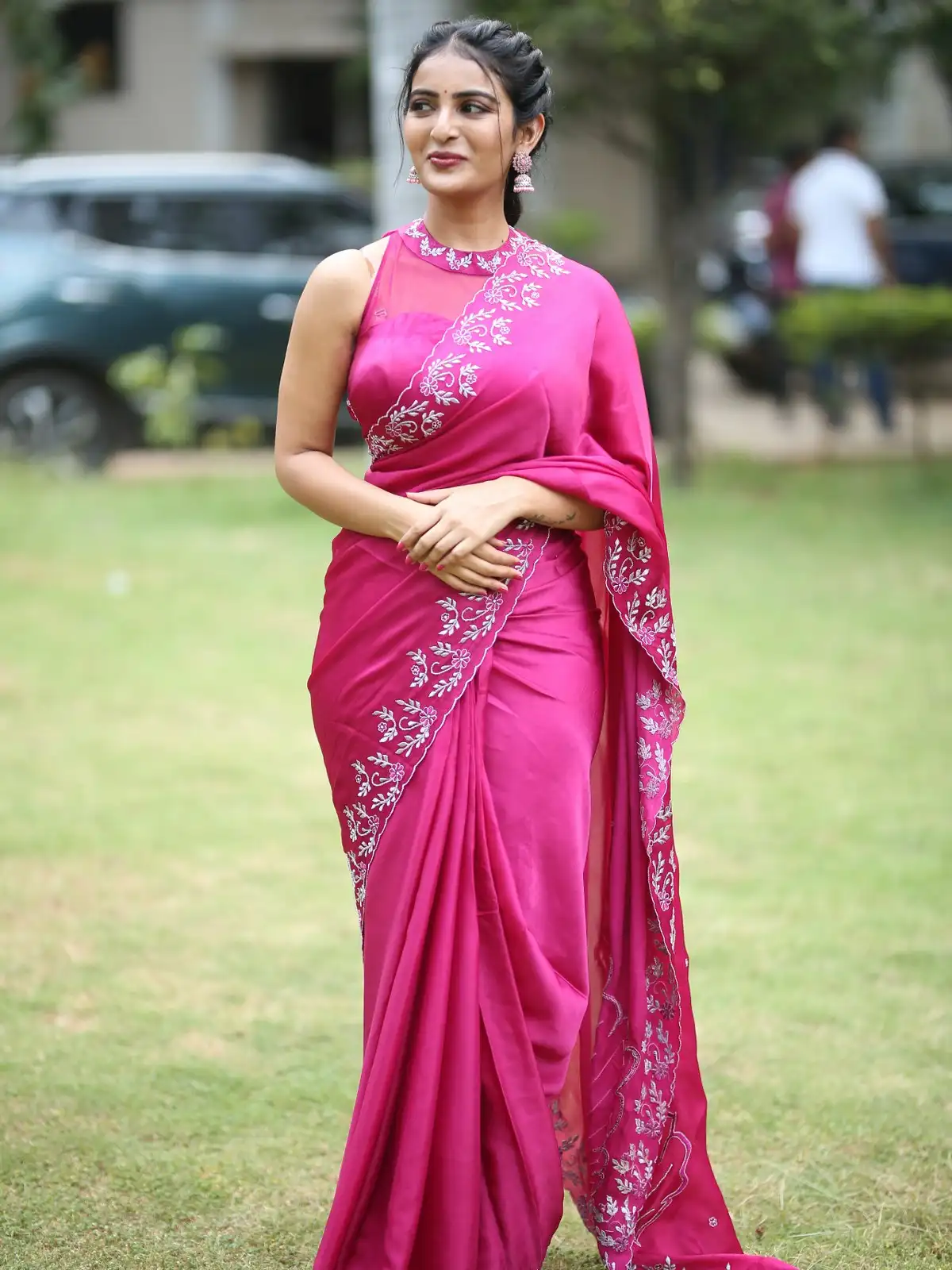 Telugu Actress Ananya Nagalla Cute Photos in Saree